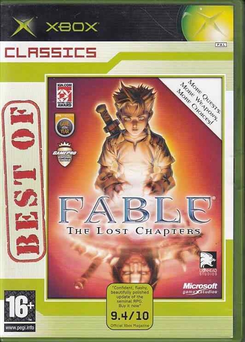 Fable the Lost Chapters - Classics